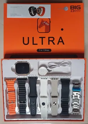 Ultra Smart Watch – 7-in-1 Strap Gift Set