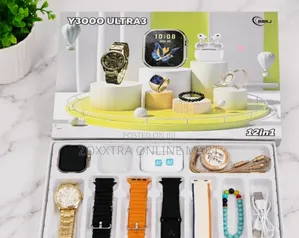 Y3000 Ultra 3 – 12-in-1 Premium Smart Watch Gift Set