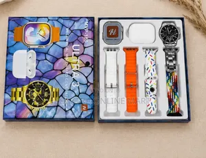Ultra 3 Premium Smart Watch Gift Set – Complete 8-in-1 Luxury