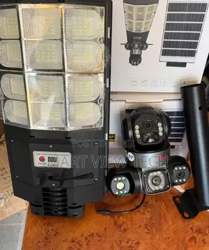 Solar-Powered Street Light and V380 4g Simcard Camera With 3 Lenses