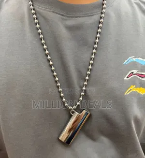 Lighter Inspires Men's Stylish Steel Neckpiece