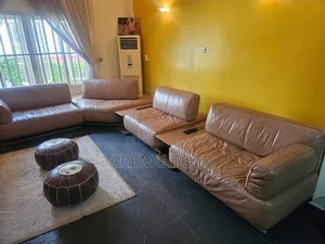 Italian Pianura Electric Leather Sofa - Adjustable Backrest - Abuja