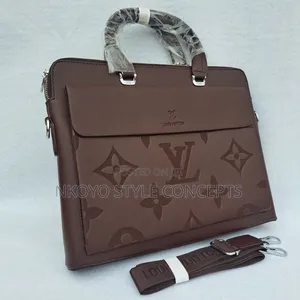 Brown Louis Vuitton Briefcase / Laptop Bag.