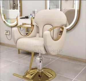 Cream Stylist Chair Saloon