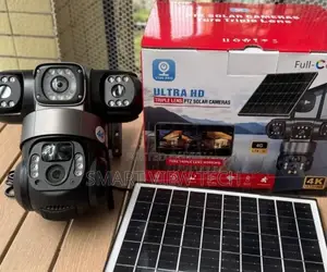 3 Lens 4g Solar CCTV Camera – Wireless Outdoor PTZ Security Camera