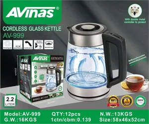 Glass Electric Jug-2.2 Liters