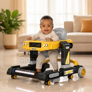 Premium Baby Walker With Lights, Music And Adjustable Heights (6-18m)