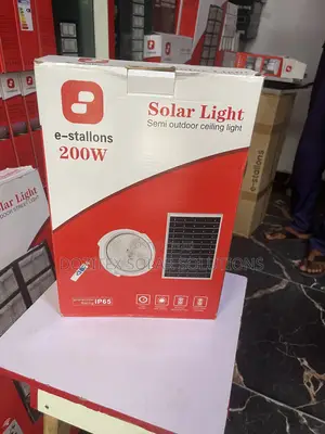 200w Solar Semi Outdoor Ceiling Light