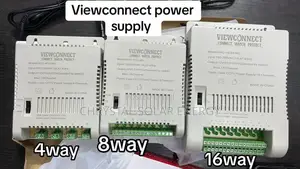 CCTV Power Supply Boxes With Power Cable Designed for Security Cameras