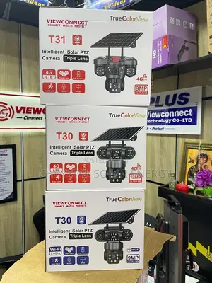 V380 T31 Intelligent Solar PTZ Camera Featuring Triple Lens Technology