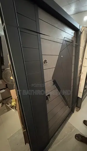 Turkish Luxury Security Door Decorative Geometric Metal
