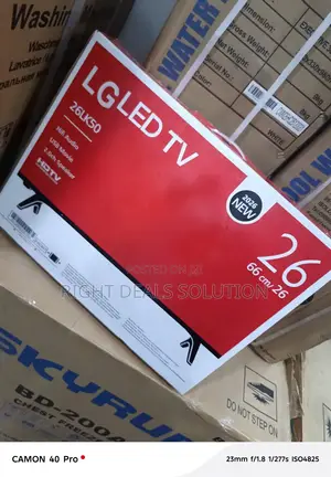 Lg 26" Led Tv – Perfect for Bedrooms