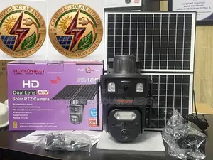 8mp Hd Dual Lens Solar PTZ Camera 4gconnectivity Without Need for Wifi