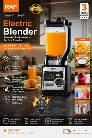 Raf Commercial Blender Grinder