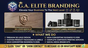 Professional Graphic Design, 3d Logo Creation and Product Branding