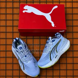 Original Puma Forever Run Nitro 2 Cool Weather Yellow Alert Sneakers