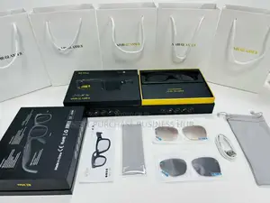 S2 Max Ai Smart Camera Glasses 3 in 1 Lens Transparent