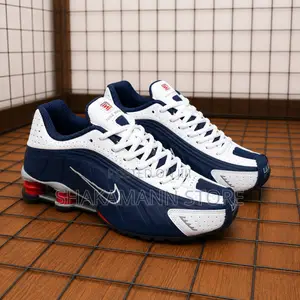 Original Shoe R4 White Blue High Quality