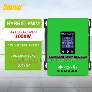 Hybrid 1000w Pure Sine Wave Inverter 12v/24v Auto 40a PWM
