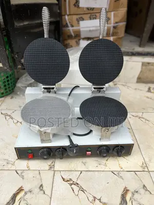 Commercial 2-Plate Ice Cream Cone Baker