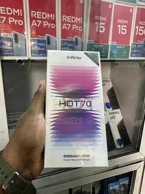 New Infinix Hot 70 128 GB Black