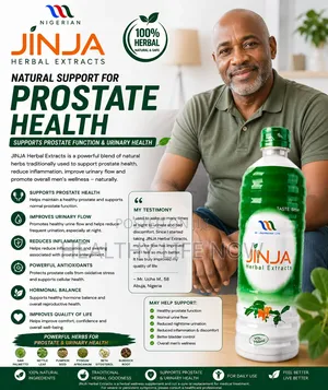 Prostate Health With 100% Treatment Using Jinja Herbal