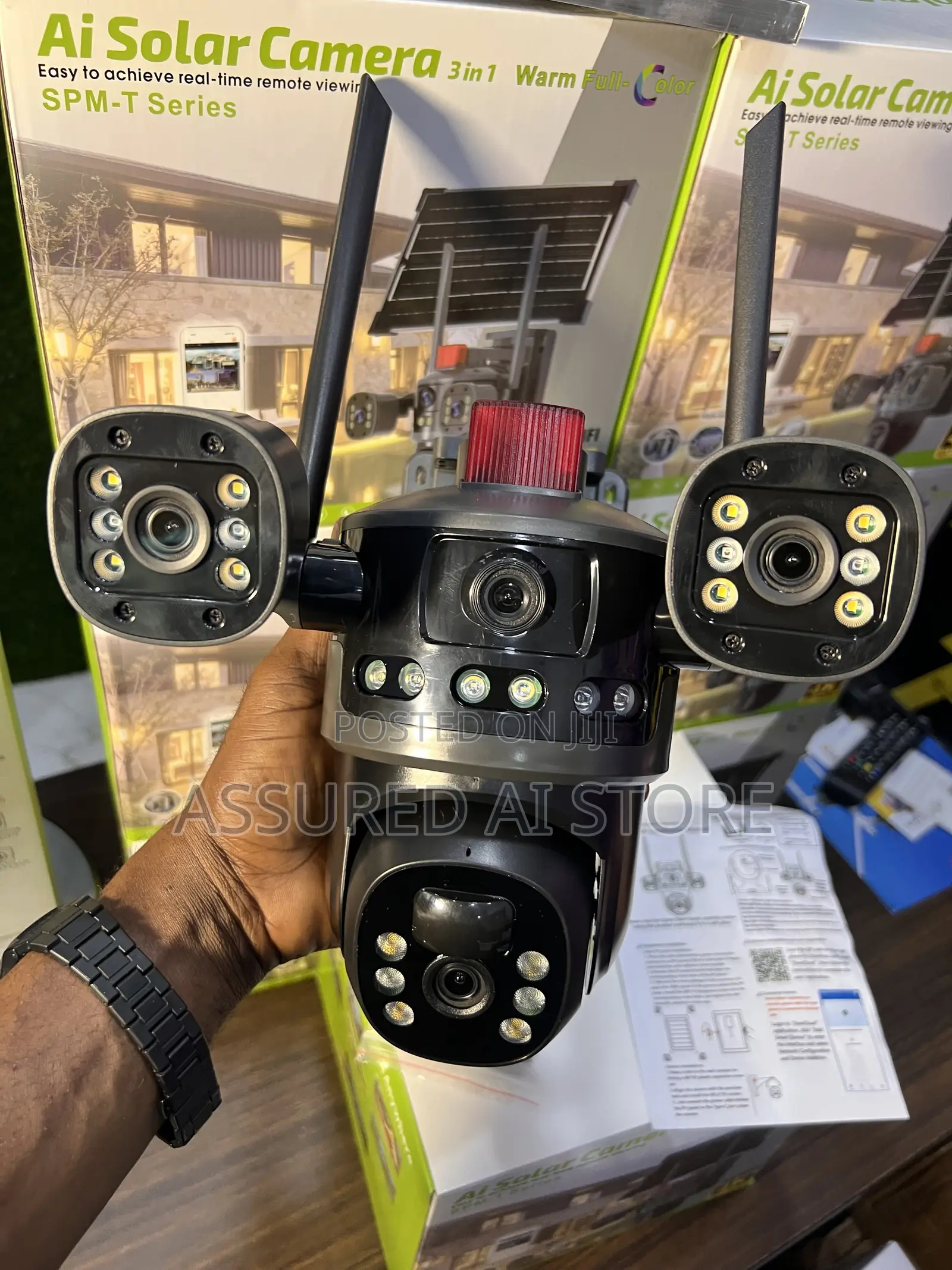 3 Lense Solar 4g Camera