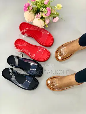 Transparent Platform Sandals