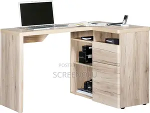 Amazon Movian Olton Corner Desk + Shelf 112 X 90 X 76 Cm - Oak Effect