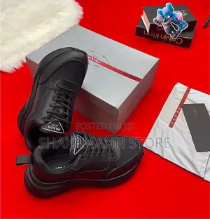 Original Premium Luxury Prada Milano Sneakers