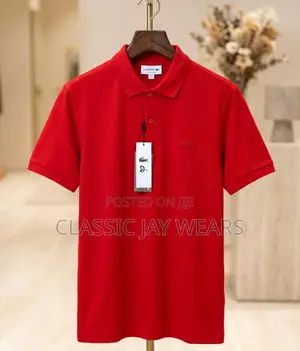 Plain Lacoste Polo With Collar in 17 Colors