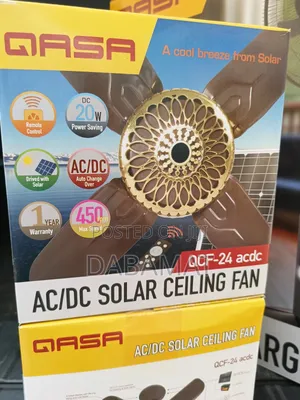 Qasa 24inches Short Blade Ac/Dc Energy Efficient Ceiling Fan