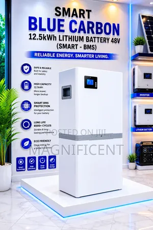 Smart Blue Carbon 12.5kwh 48v Lithium Battery – Advanced Solar Energy
