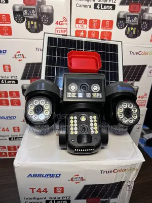 4 Lense Solar 4g PTZ Camera