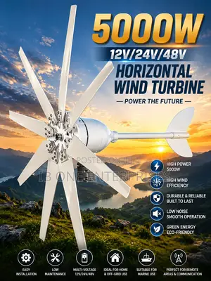 Upgrade Your Home With Reliable 5000w 48v Wind-Powered Turbine
