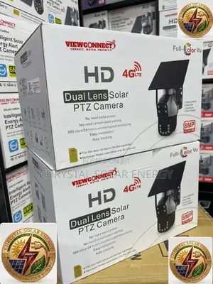 Ubox 4g Lte-Enabled Solar-Powered PTZ Cameras 24/7 Recording Security