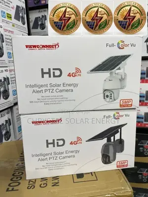 Ubox 4g Lte Enabled Solar-Powered PTZ Camera for 24/7 Security