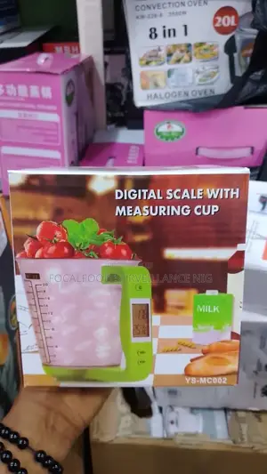 Digital Scale With Measuring Cup