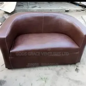 Double Seaters Brown Bucket Chair