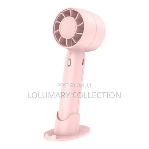 Usb Rechargeable Mini Fan With Stand | Portable Handheld Cooling Fan