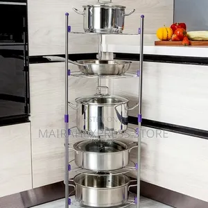 5 Tiers Kitchen Pot Stand Organizee Rack 2st7