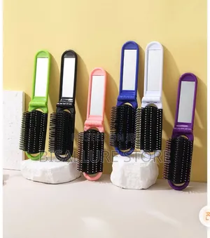 Long Mini Hair Brush and Mirror
