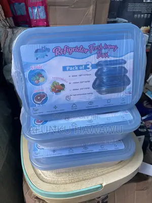 3 Pack Refrigerator Fresh Keeping Box