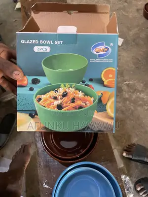 2pcs Glazed Bowl Set