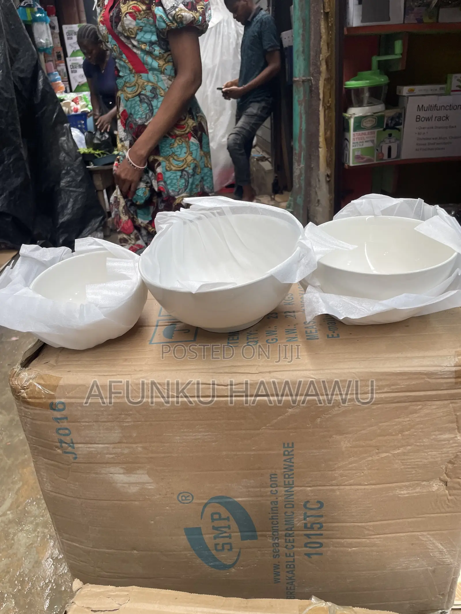 3pcs Set White Bowl