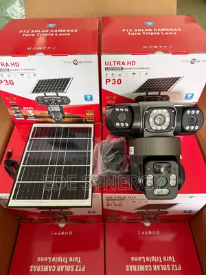 Tripple Lense Solar Camera Suitable for Outdoor and Indoor
