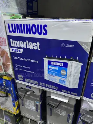 230ah 12v Luminous Inverlast Solar Tubular Batteries Available Now