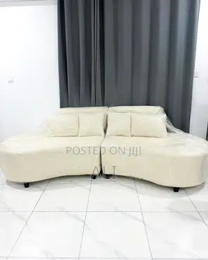 Boucle Curved Sofa Set