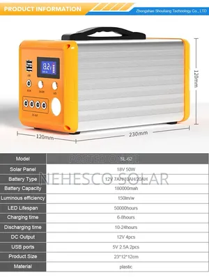 300w Solar Gen With 50w Panel