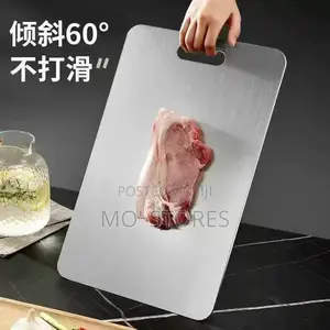 Double Sided Stainless Steel Chopping Board